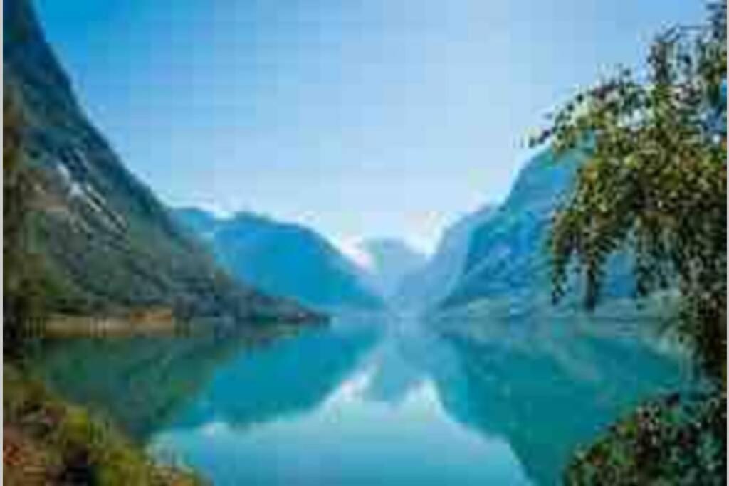 Hytte I Stryn Med Elbil Lader エクステリア 写真